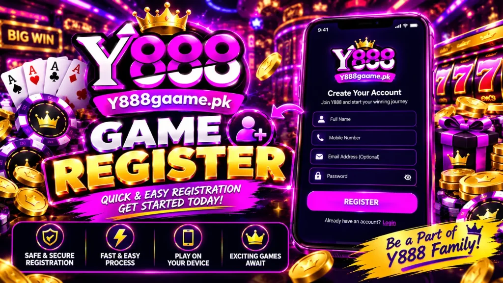 Y888 Game Register